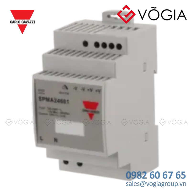 Bộ nguồn vỏ nhựa - Low profile plastic DIN rail power supply - SPMA24601SCC