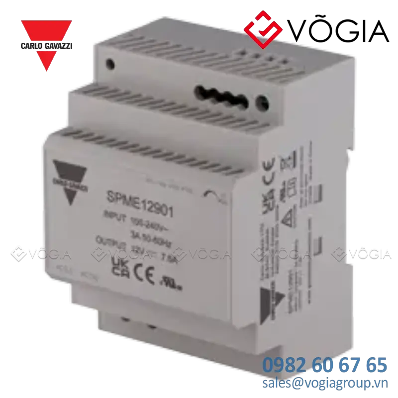 Bộ nguồn vỏ nhựa - Low profile plastic DIN rail power supply - SPME12901