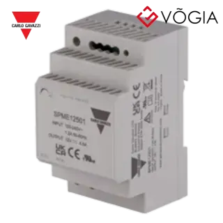 Bộ nguồn vỏ nhựa - Low profile plastic DIN rail power supply - SPME12501