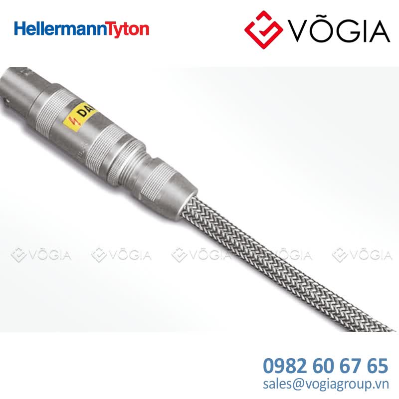 Vỏ bọc cáp chống nhiễu điện từ - Electromagnetic protection braided sleeving 18-25mm - HEGEMIP20-PET/SNCU-BK/ML