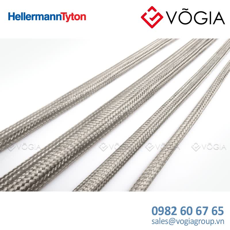 Vỏ bọc cáp chống nhiễu điện từ - Electromagnetic protection braided sleeving ∅ 3 mm, 500 m metal - HEGEMIP-VG03-SNCU-ML