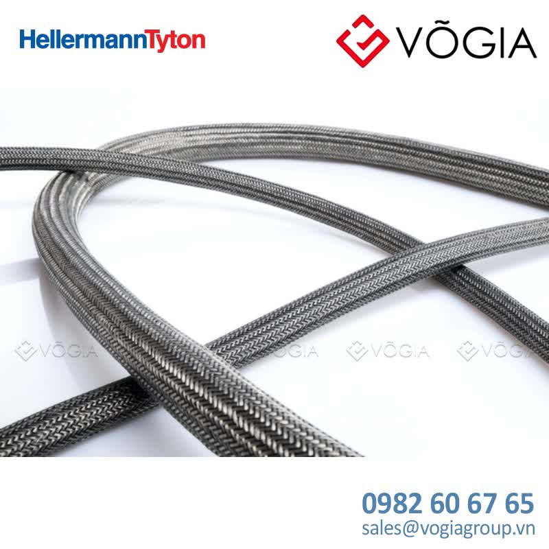 Vỏ bọc cáp chống nhiễu điện từ - Electromagnetic protection braided sleeving 16-22mm - HEGEMIP18-PET/SNCU-BK/ML