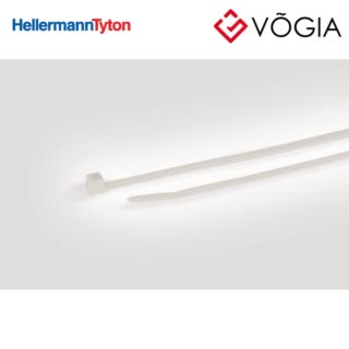 Dây thít cáp có răng phía trong - Cable tie inside serrated, 202x46mm, ∅15-500mm, natural, 100pcs - T50R-PA46-NA