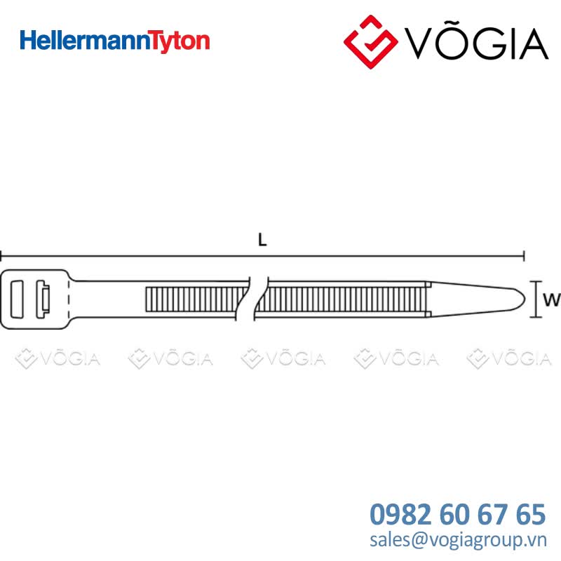 Dây thít cáp có răng phía trong - Cable tie inside serrated, 5653x124mm, ∅120-1500mm, black, 25pcs - T250M-PA66UV-BK