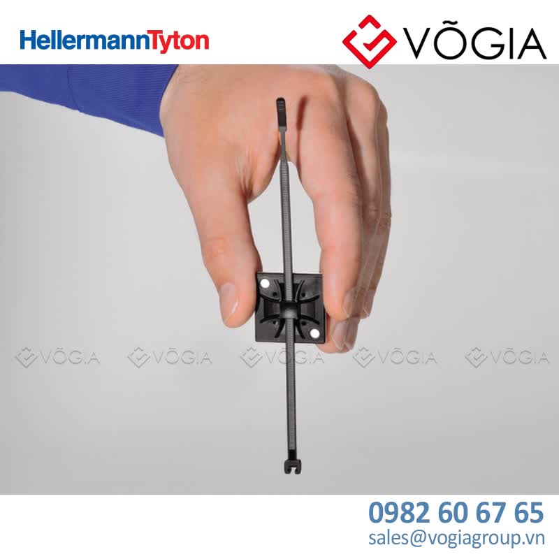 Dây thít cáp có răng phía trong - Cable tie inside serrated, 420x77mm, ∅60-1100mm, black, 100pcs - Q120R-PA66-BK