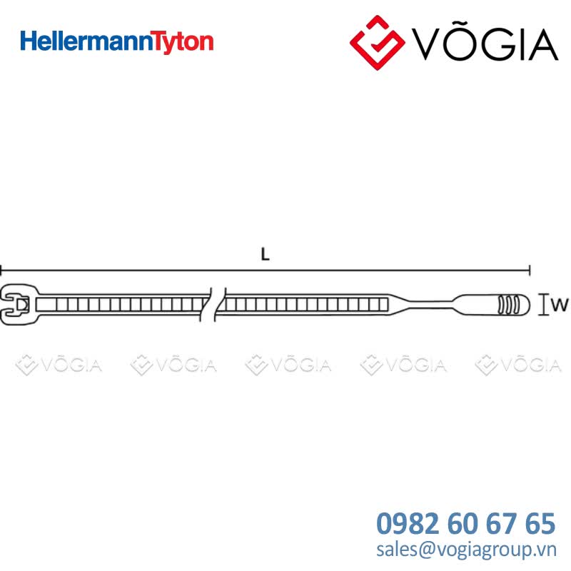 Dây thít cáp có răng phía trong - Cable tie inside serrated, 420x77mm, ∅60-1100mm, black, 100pcs - Q120R-PA66-BK