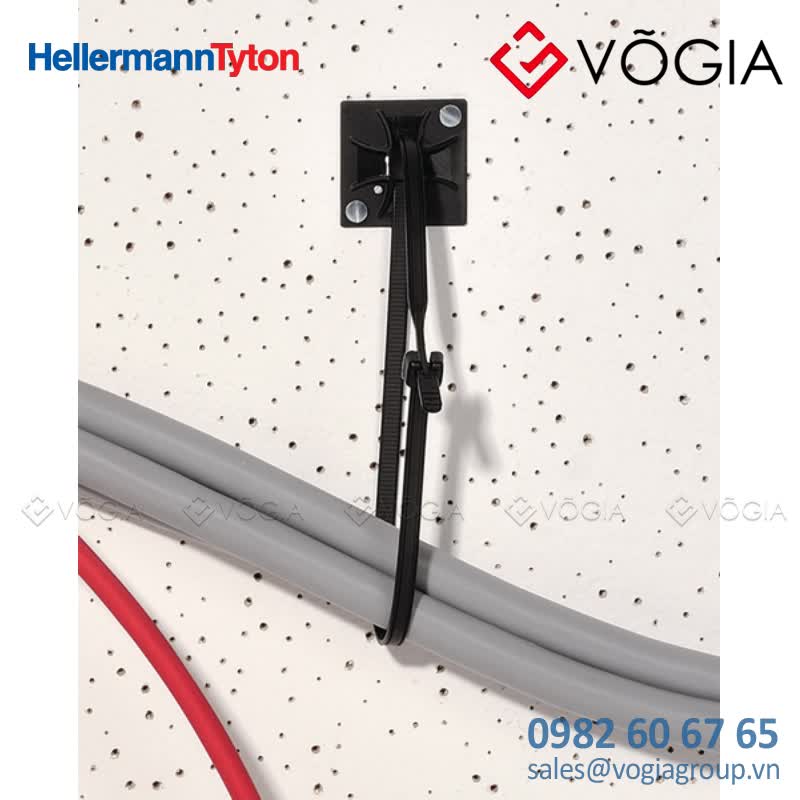 Dây thít cáp có răng phía trong - Cable tie inside serrated, 420x77mm, ∅60-1100mm, black, 100pcs - Q120R-PA66-BK