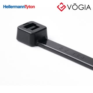 Dây thít cáp có răng phía trong - Cable tie inside serrated, 153x35mm, ∅15-36mm, black, 100pcs - GL150-PA11W-BK