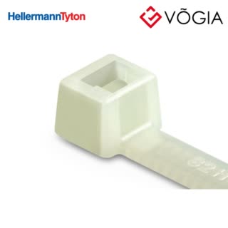 Dây thít cáp có răng phía trong - Cable tie inside serrated, 205x25mm, ∅15-550mm, natural, 100pcs - T18L-PA66HS-NA