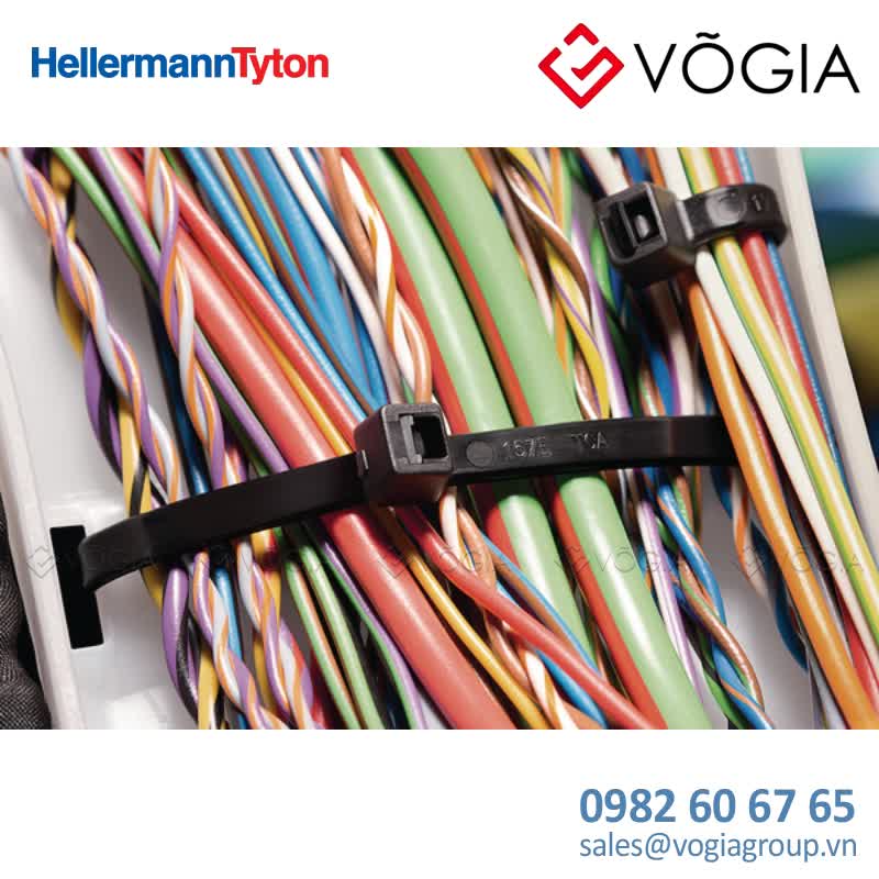 Dây thít cáp có răng phía trong - Cable tie inside serrated, 600x76mm, ∅150-175mm, natural, 50pcs - T120XM-PA66-NA