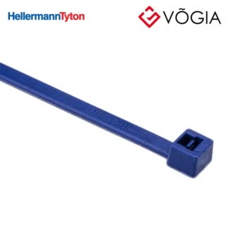 Dây thít cáp có răng phía trong - Cable tie inside serrated detectable, 1500x35mm, ∅15-350mm, blue, 100pcs - MCT30R-PA66MP-BU