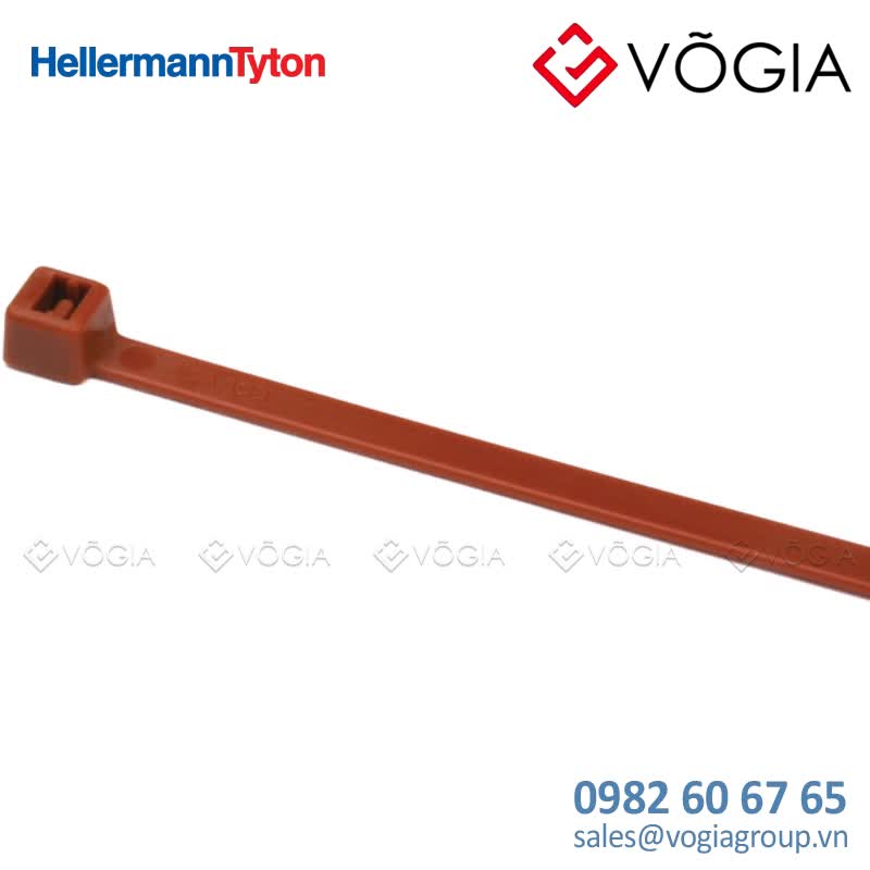 Dây thít cáp có răng phía trong - Cable tie inside serrated, 3900x48mm, ∅15-1100mm, brown, 100pcs - T50L-PA66-BN