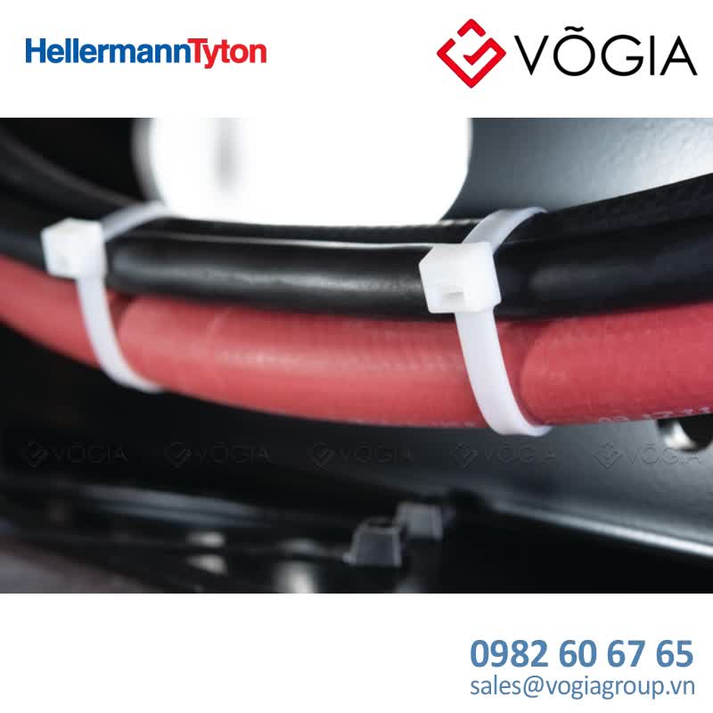 Dây thít cáp có răng phía trong - Cable tie inside serrated, 8200x89mm, ∅80-2450mm, black, 100pcs - T150L-PA66-BK