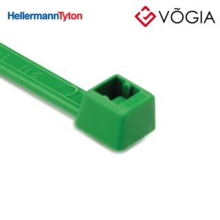 Dây thít cáp có răng phía trong - Cable tie inside serrated, 3900x48mm, ∅15-1100mm, green, 100pcs - T50L-PA66-GN