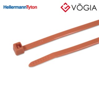 Dây thít cáp có răng phía trong - Cable tie inside serrated, 3900x48mm, ∅15-1100mm, orange, 100pcs - T50L-PA66-OG
