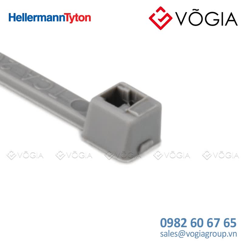 Dây thít cáp có răng phía trong - Cable tie inside serrated, 1016x245mm, ∅15-220mm, grey, 100pcs - T18R-PA66-GY