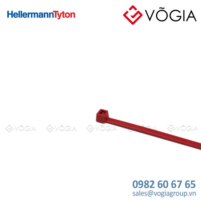 Dây thít cáp có răng phía trong - Cable tie inside serrated, 3900x48mm, ∅15-1100mm, red, 100pcs - T50L-PA66-RD