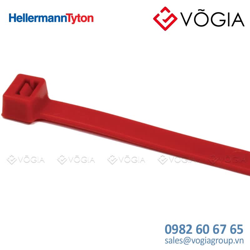 Dây thít cáp có răng phía trong - Cable tie inside serrated, 3900x48mm, ∅15-1100mm, red, 100pcs - T50L-PA66-RD