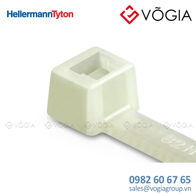 Dây thít cáp có răng phía trong - Cable tie inside serrated, 198x35mm, ∅15-50mm, natural, 100pcs - T30L-PA66-NA