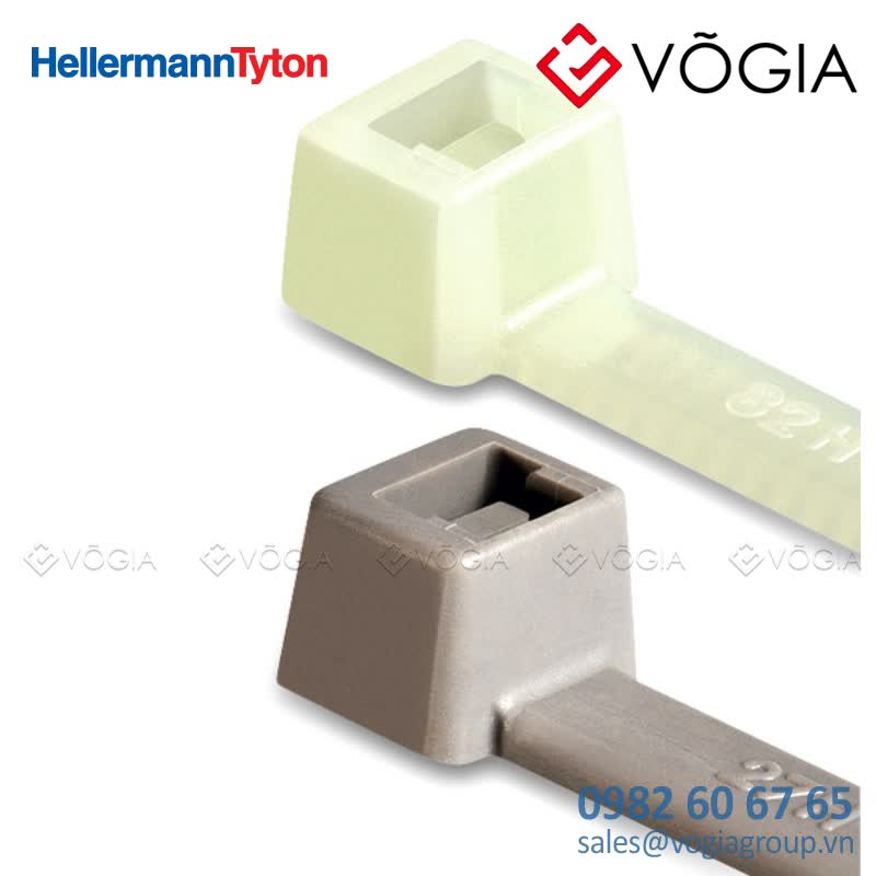 Dây thít cáp có răng phía trong - Cable tie inside serrated, 150x35mm, ∅15-350mm, natural, 100pcs - T30R-PA46-NA