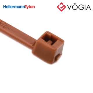 Dây thít cáp có răng phía trong - Cable tie inside serrated, 1000x25mm, ∅15-220mm, brown, 1000pcs - T18R-PA66-BN