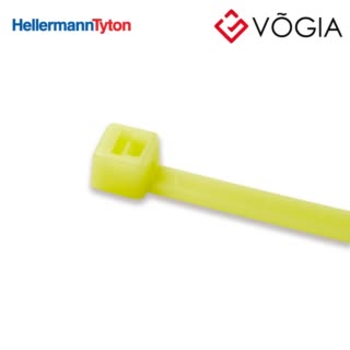 Dây thít cáp có răng phía trong - Cable tie inside serrated, 1000x25mm, ∅10-220mm, yellow, 1000pcs - T18R-PA66-YE