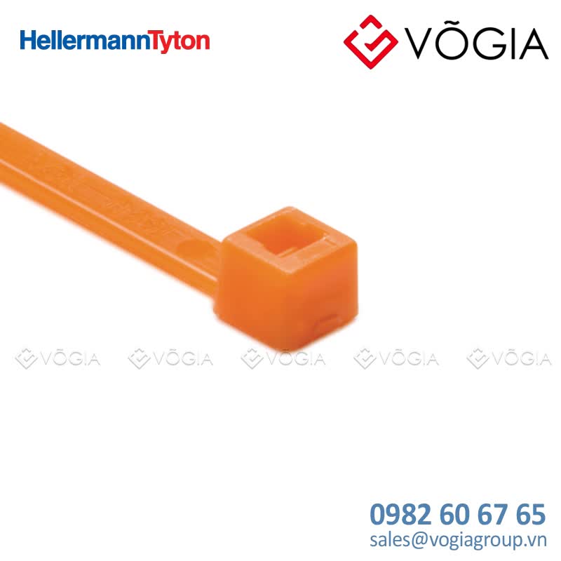Dây thít cáp có răng phía trong - Cable tie inside serrated, 1480x36mm, ∅15-350mm, orange, 100pcs - T30R-PA66-OG