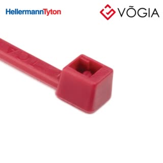 Dây thít cáp có răng phía trong - Cable tie inside serrated, 1000x25mm, ∅15-220mm, red, 1000pcs - T18R-PA66-RD