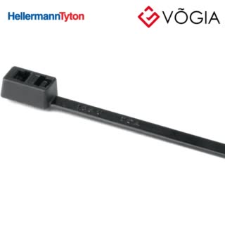Dây thít cáp có răng phía trong - Cable tie inside serrated for multiple routing, 3050x47mm, ∅16-762mm, black, 100pcs - T50IDH-PA66W-BK