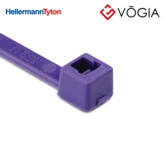 Dây thít cáp có răng phía trong - Cable tie inside serrated, 1480x36mm, ∅15-350mm, violet, 1000pcs - T30R-PA66-VT