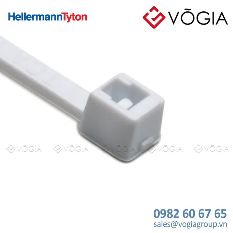 Dây thít cáp có răng phía trong - Cable tie inside serrated, 1000x25mm, ∅15-220mm, white, 1000pcs - T18R-PA66-WH