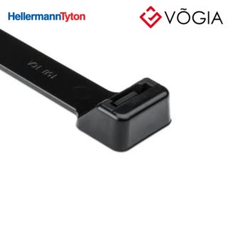 Dây thít cáp có răng phía trong - Cable tie inside serrated, 2250x127mm, ∅125-559mm, black, 25pcs - T255S-PA66HIRHSUV-BK
