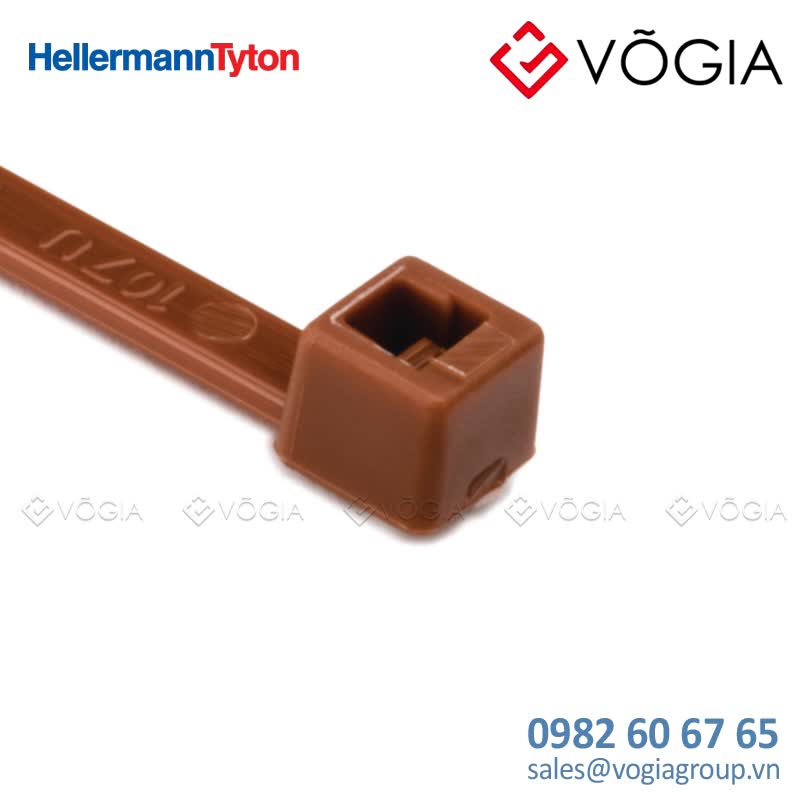 Dây thít cáp có răng phía trong - Cable tie inside serrated, 1480x36mm, ∅15-350mm, brown, 1000pcs - T30R-PA46-BN
