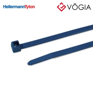 Dây thít cáp có răng phía trong - Cable tie inside serrated detectable, 1000x25mm, ∅15-220mm, blue, 100pcs - MCT18R-PA66MP-BU