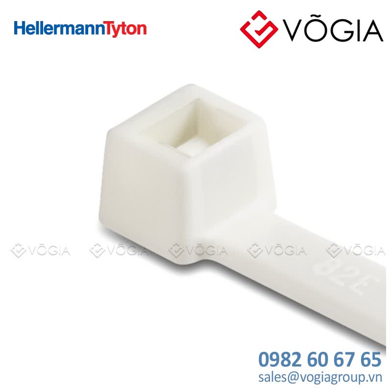 Dây thít cáp có răng phía trong - Cable tie inside serrated, 150x36mm, ∅30-350mm, white, 100pcs - T30R-PA66V0-WH
