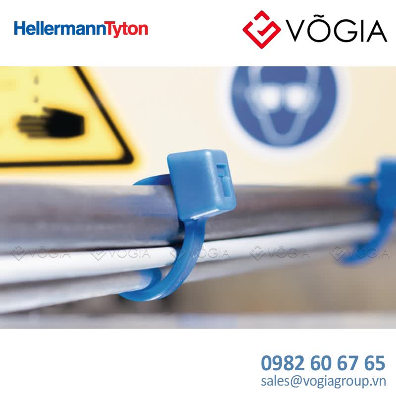 Dây thít cáp có răng phía trong - Cable tie inside serrated, 1500x35mm, ∅30-360mm, blue, 100pcs - T30R-E/TFE-BU