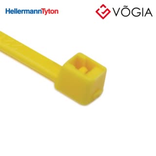 Dây thít cáp có răng phía trong - Cable tie inside serrated, 2050x25mm, ∅15-550mm, yellow, 1000pcs - T18L-PA66-YE
