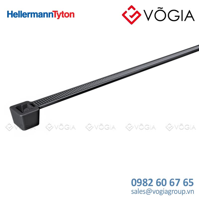 Dây thít cáp có răng phía trong - Cable tie inside serrated, 2450x46mm, ∅15-650mm, black, 100pcs - T50M-PA66-BK