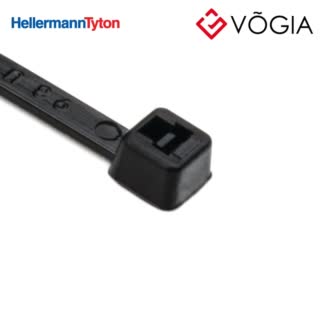 Dây thít cáp có răng phía trong - Cable tie inside serrated, 1400x25mm, ∅15-350mm, black, 1000pcs - T18I-PA66HS-BK