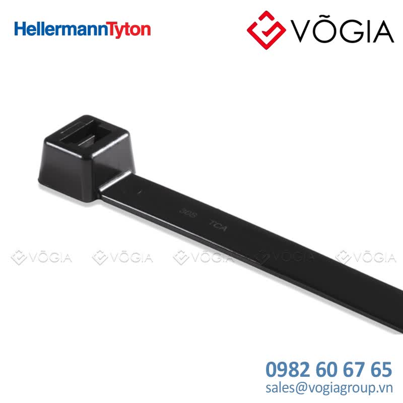 Dây thít cáp có răng phía trong - Cable tie inside serrated, 270x46mm, ∅50-730mm, black, 100pcs - LK2A-PA66HS-BK