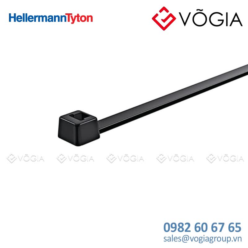 Dây thít cáp có răng phía trong - Cable tie inside serrated, 270x46mm, ∅50-730mm, black, 100pcs - LK2A-PA66HS-BK