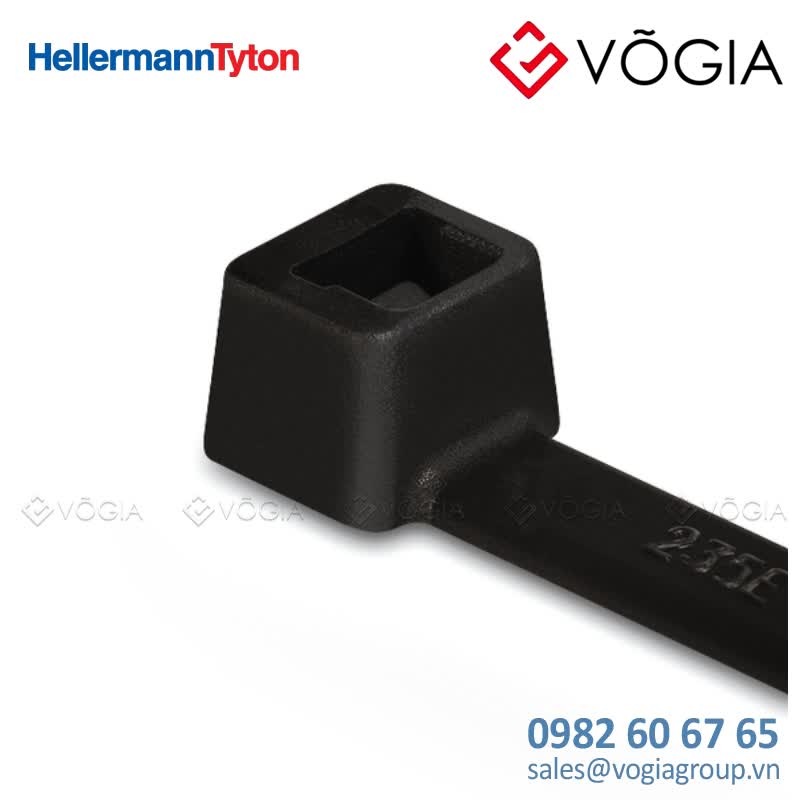 Dây thít cáp có răng phía trong - Cable tie inside serrated, 387x76mm, ∅30-100mm, black, 100pcs - T120R(E)-PA66HS-BK