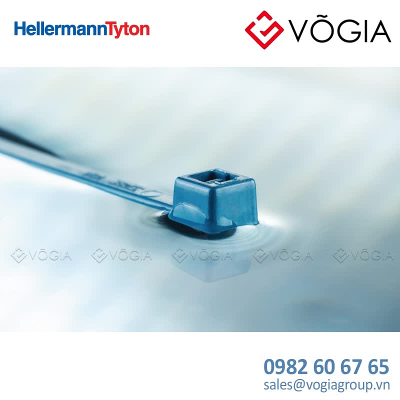 Dây thít cáp có răng phía trong - Cable tie inside serrated detectable, 1500x35mm, ∅30-350mm, blue, 100pcs - MCTPP30R-PPMP+-BU