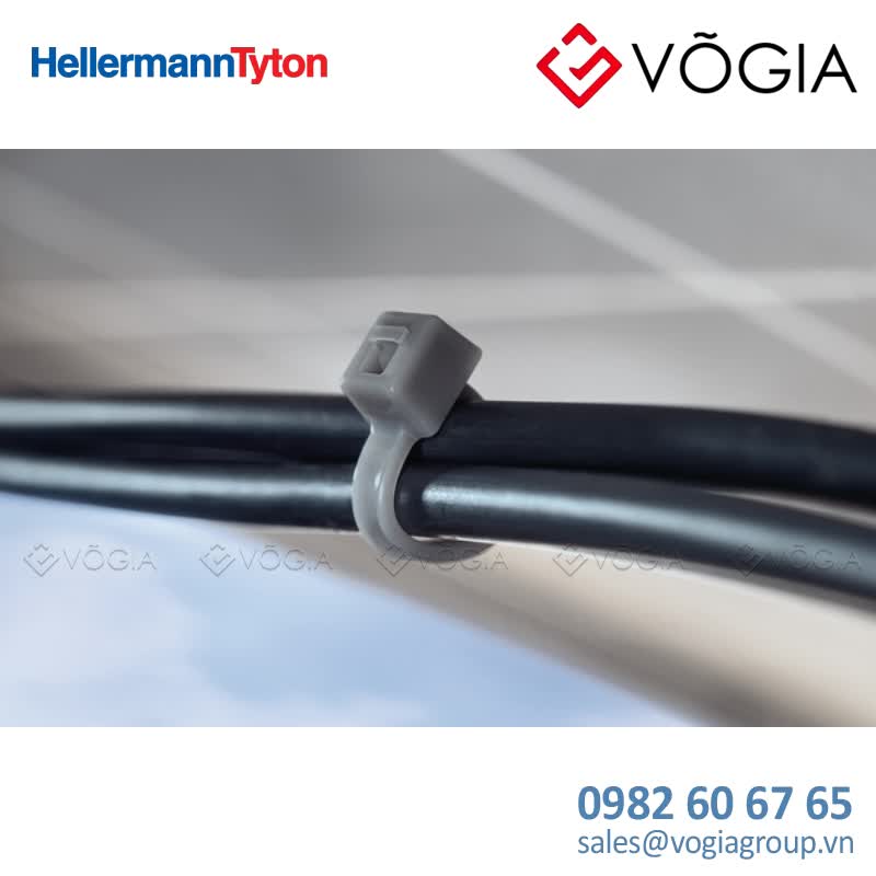 Dây thít cáp có răng phía trong - Cable tie inside serrated, 2020x47mm, ∅80-500mm, grey, 3000pcs - T50R-PVDF-GY