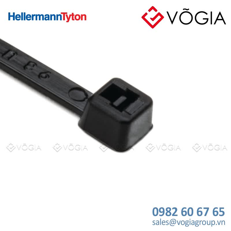 Dây thít cáp có răng phía trong - Cable tie inside serrated, 1480x36mm, ∅15-350mm, black, 100pcs - T30R-PA66-BK