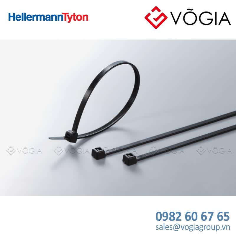 Dây thít cáp có răng phía trong - Cable tie inside serrated, 1500x36mm, ∅30-350mm, black, 100pcs - T30R-PA66V0-BK
