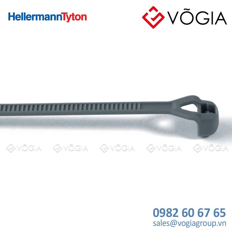 Dây thít cáp có răng phía ngoài - Cable tie outside serrated for narrow bundling, 1500x33mm, ∅350mm, natural, 100pcs - V150R-PA66HS-NA