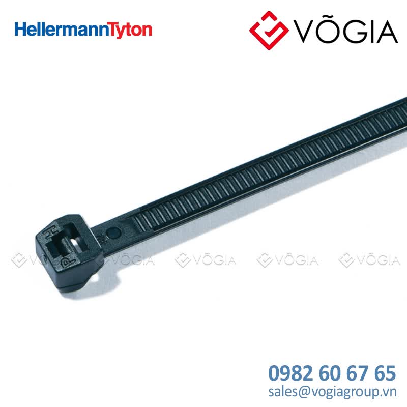 Dây thít cáp có răng phía ngoài - Cable tie outside serrated, 1000x25mm, ∅16-200mm, black, 100pcs - T18ROS-PA66HS-BK