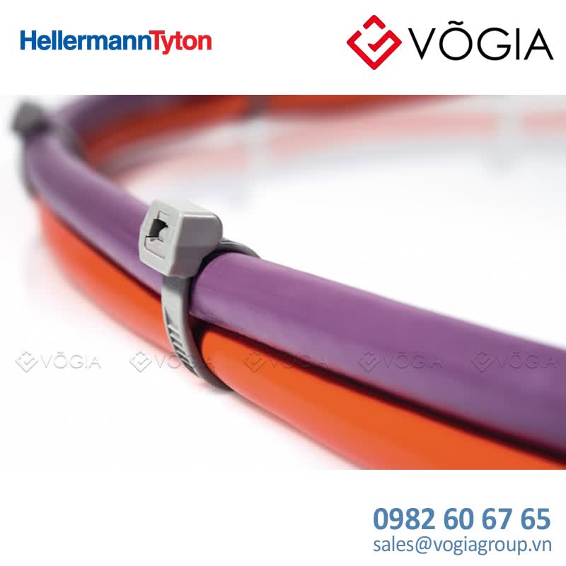 Dây thít cáp có răng phía ngoài - Cable tie outside serrated, 2000x46mm, ∅16-500mm, grey, 500pcs - T50ROS-PA46-GY