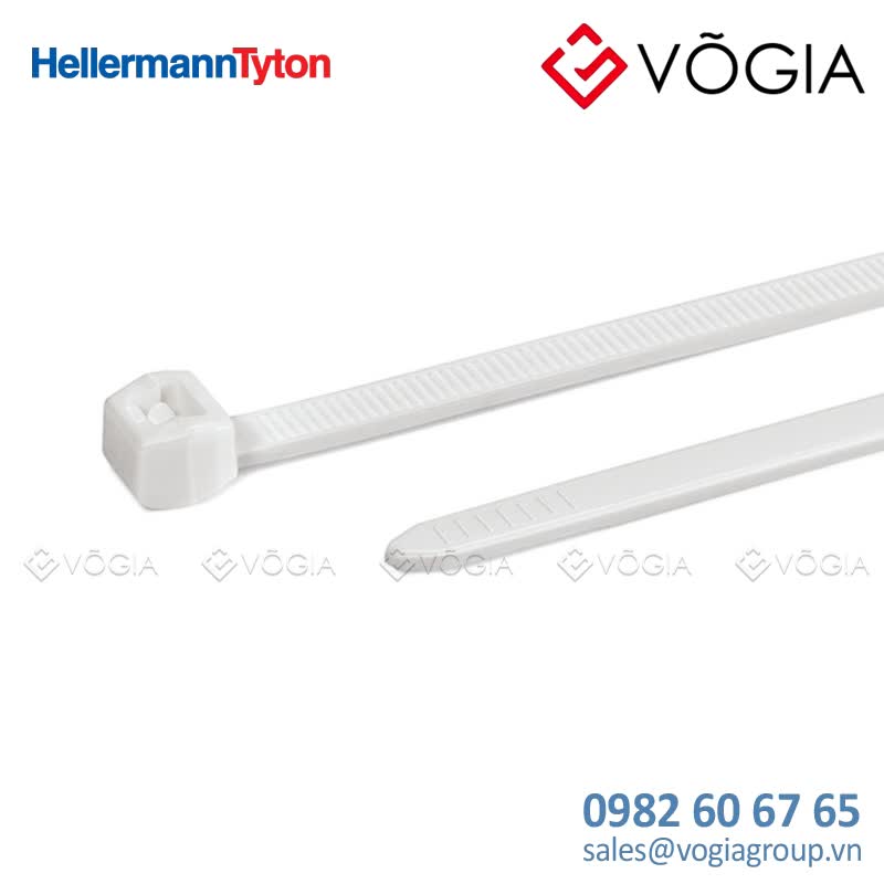 Dây thít cáp có răng phía ngoài - Cable tie outside serrated, 385x76mm, ∅50-105mm, natural, 100pcs - T120ROS-PA66HS-NA